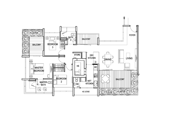 St Patrick's Residences - Floor Plan