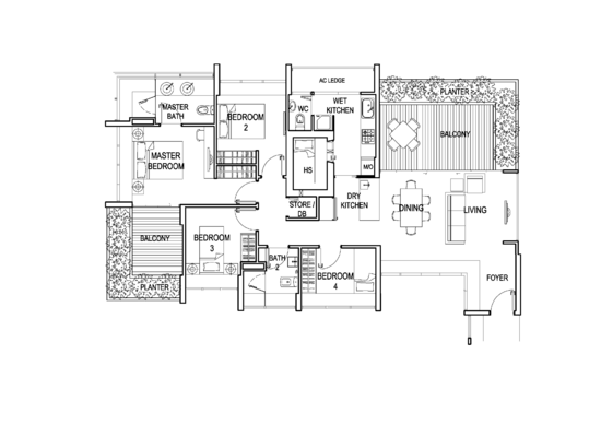 St Patrick's Residences - Floor Plan