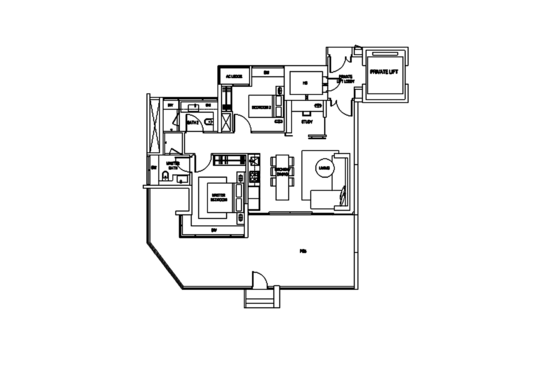 The Laurels @ Cairnhill Road - Floor Plan