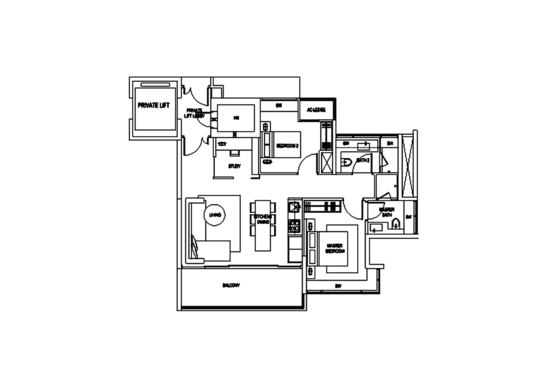 The Laurels @ Cairnhill Road - Floor Plan