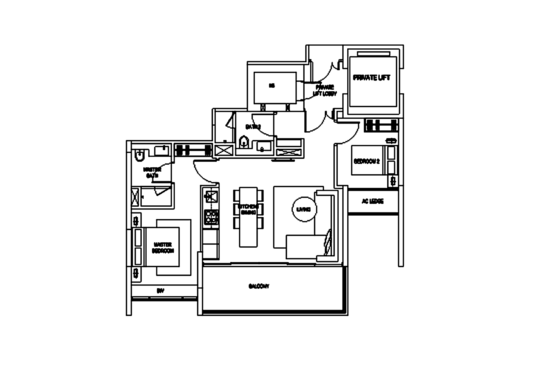 The Laurels @ Cairnhill Road - Floor Plan