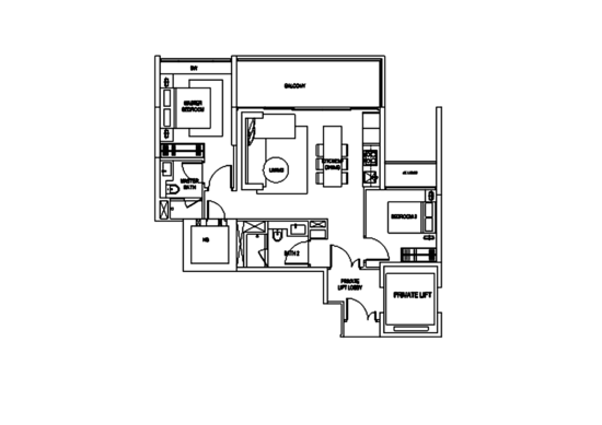 The Laurels @ Cairnhill Road - Floor Plan