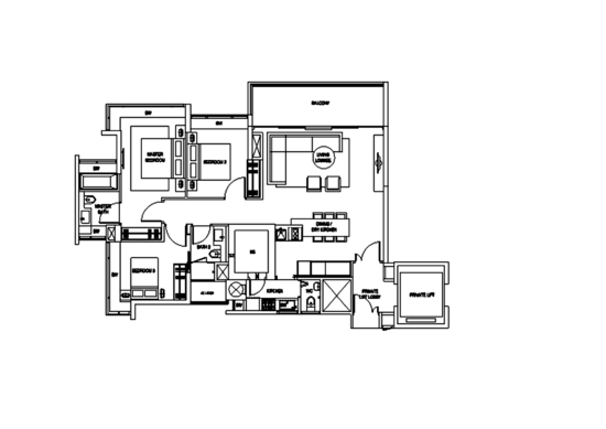 The Laurels @ Cairnhill Road - Floor Plan