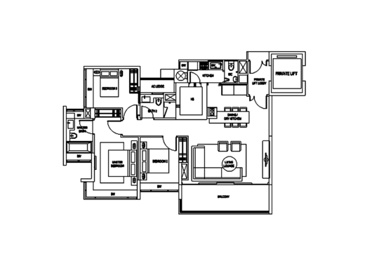 The Laurels @ Cairnhill Road - Floor Plan