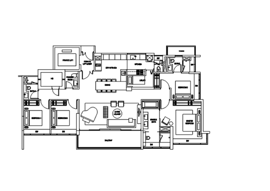 The Laurels @ Cairnhill Road - Floor Plan
