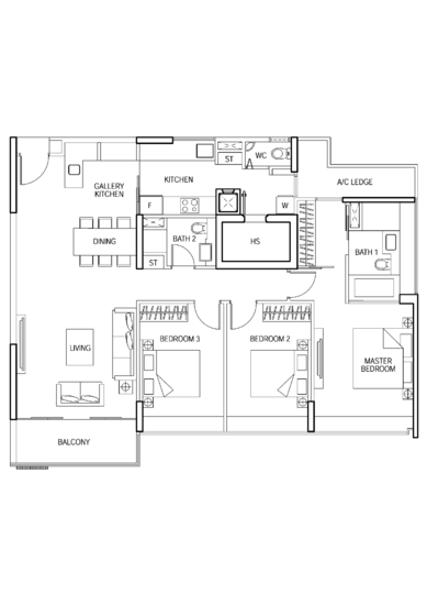 The Vermont On Cairnhill - Floor Plan