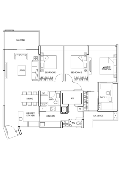 The Vermont On Cairnhill - Floor Plan