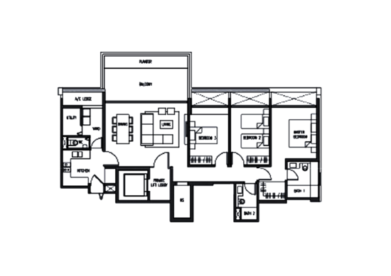 Urban Suites @ Hullet Road - Floor Plan