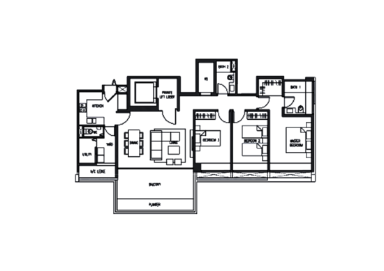 Urban Suites @ Hullet Road - Floor Plan