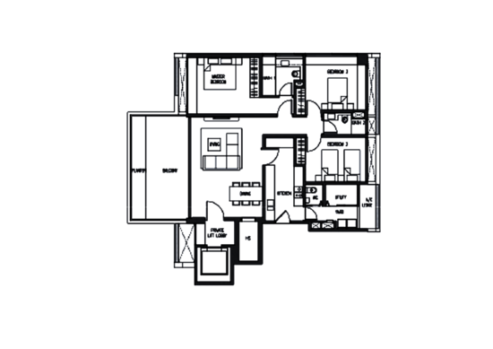 Urban Suites @ Hullet Road - Floor Plan
