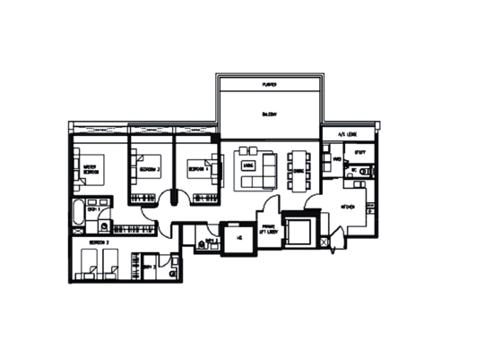 Urban Suites @ Hullet Road - Floor Plan