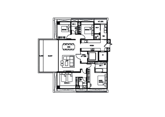 Urban Suites @ Hullet Road - Floor Plan