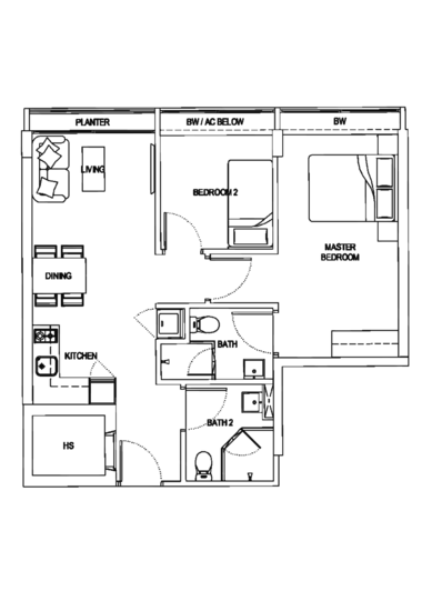Siglap V - Floor Plan
