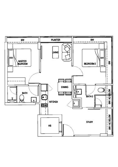 Siglap V - Floor Plan
