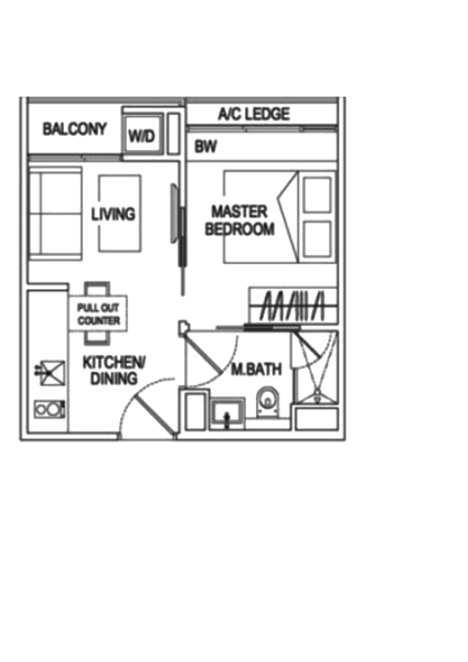Espada, 48 Saint Thomas Walk, 1 Bedroom, 344 sqft, Condominium For Rent, by Anthea Yeo 杨丽娇, 500149657 - PropertyGuru.com.sg