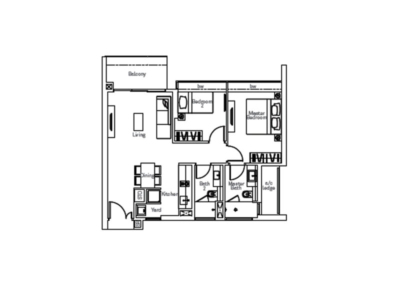 Cube 8, 376 Thomson Road, 2 Bedrooms, 904 sqft, Condominium For Rent, by Jayden Ho, 500147401 - PropertyGuru.com.sg