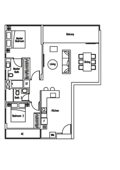 WaterScape @ Cavenagh - Floor Plan