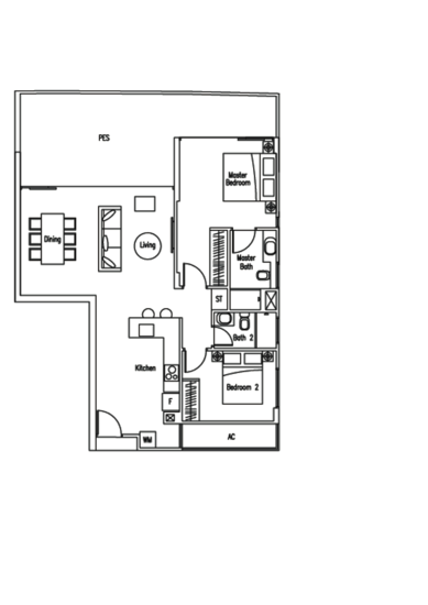 WaterScape @ Cavenagh - Floor Plan