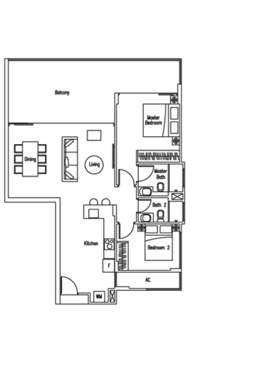 WaterScape @ Cavenagh - Floor Plan