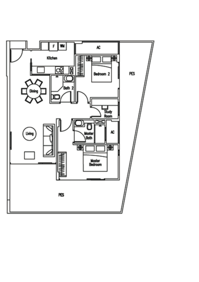 WaterScape @ Cavenagh - Floor Plan