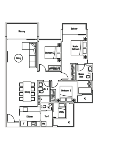 WaterScape @ Cavenagh - Floor Plan