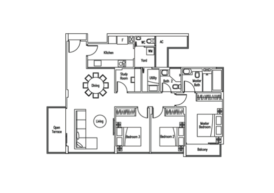 WaterScape @ Cavenagh - Floor Plan