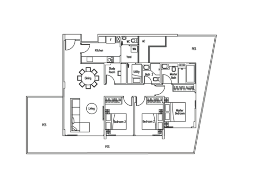WaterScape @ Cavenagh - Floor Plan