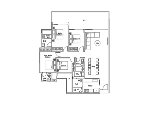 WaterScape @ Cavenagh - Floor Plan