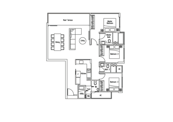 WaterScape @ Cavenagh - Floor Plan