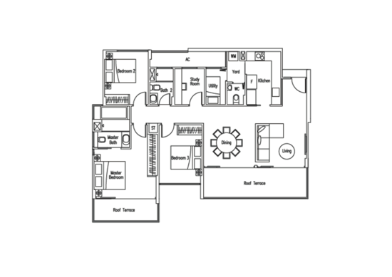 WaterScape @ Cavenagh - Floor Plan