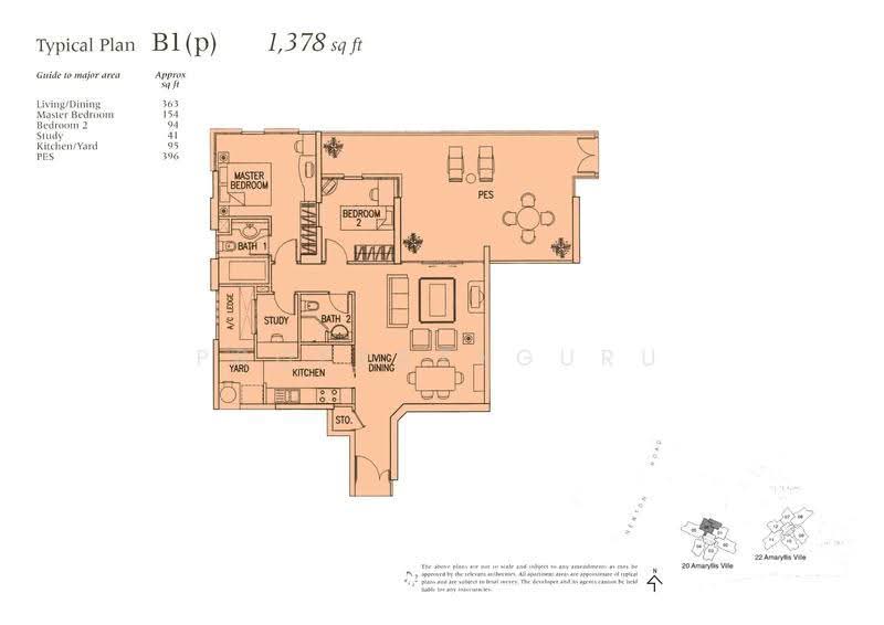 Amaryllis Ville, 20 Newton Road, Newton / Novena, 2 Bedrooms, 1,378 sqft, Condominium For Rent, by John Yong, 500285547 - 2D - PropertyGuru.com.sg