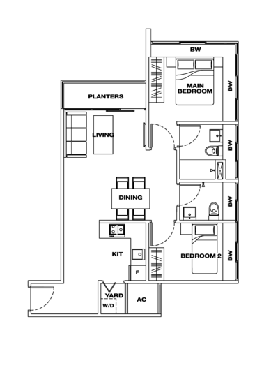 The Lenox - Floor Plan
