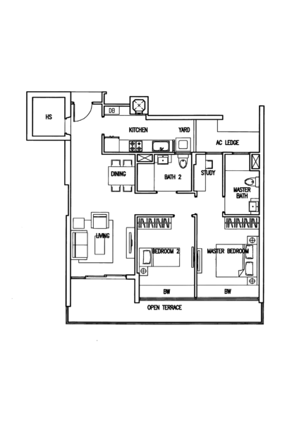 Wembly Residences, 28 Yio Chu Kang Road, 2 Bedrooms, 1,023 sqft, Apartment For Sale, by Dennis Kang, 500101422 - PropertyGuru.com.sg