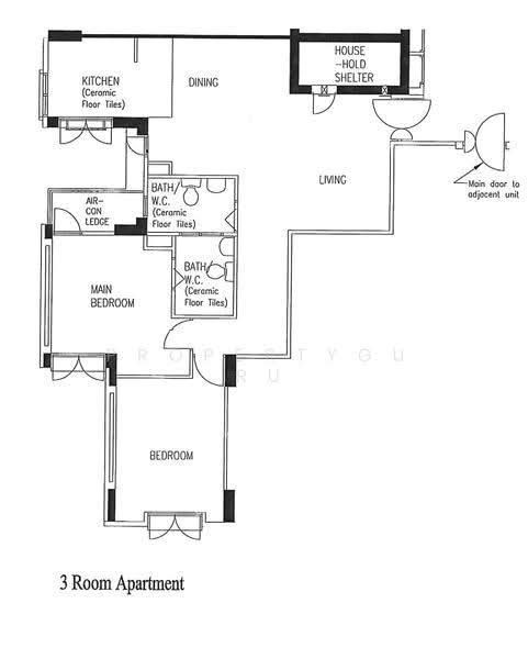 302B Anchorvale Link, 302B 302B, Hougang / Punggol / Sengkang, 1 Bedroom, 538 sqft, HDB Flat For Rent, by Josephine Lie, 500223791 - 2D - PropertyGuru.com.sg