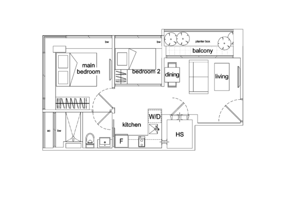 The Tier - Floor Plan