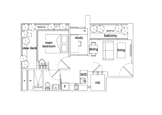 The Tier - Floor Plan