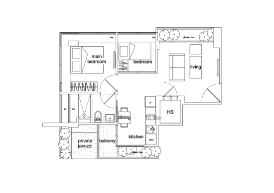 The Tier - Floor Plan
