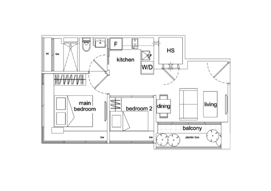 The Tier - Floor Plan