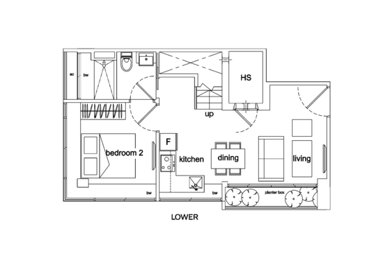 The Tier - Floor Plan