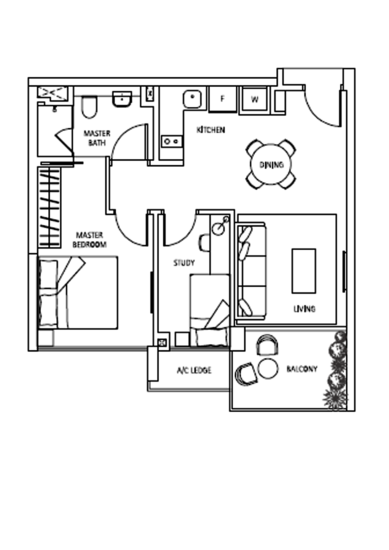 Waterbank at Dakota - Floor Plan