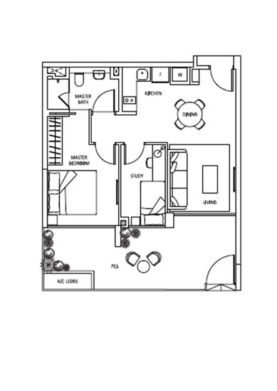 Waterbank at Dakota - Floor Plan