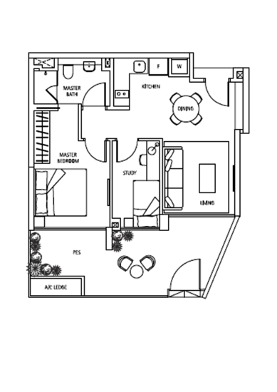 Waterbank at Dakota - Floor Plan