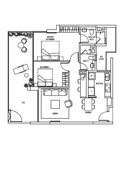 Waterbank at Dakota - Floor Plan