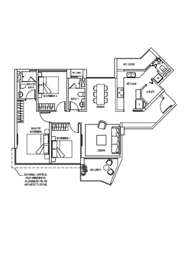 Waterbank at Dakota - Floor Plan