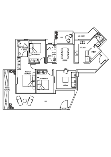 Waterbank at Dakota - Floor Plan