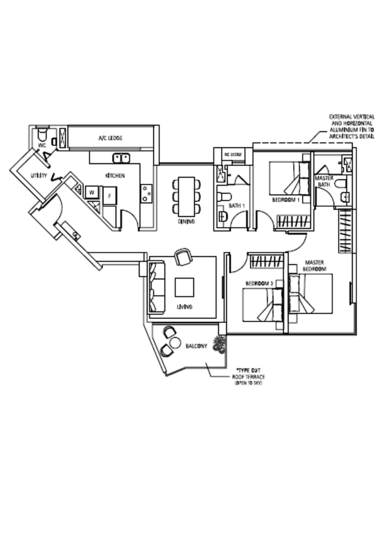 Waterbank at Dakota - Floor Plan