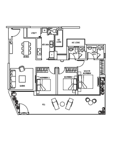 Waterbank at Dakota - Floor Plan