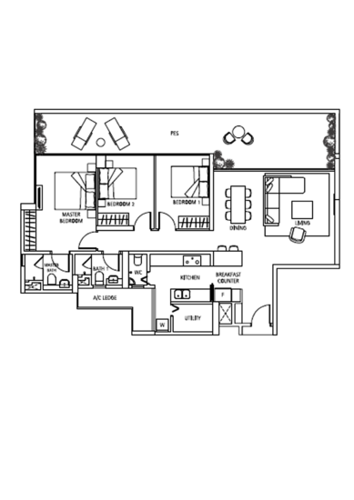 Waterbank at Dakota - Floor Plan