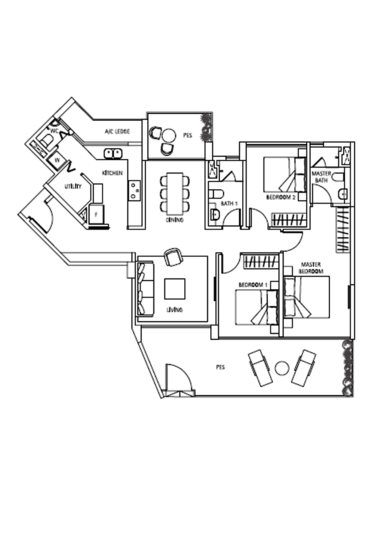 Waterbank at Dakota - Floor Plan