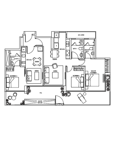 Waterbank at Dakota - Floor Plan